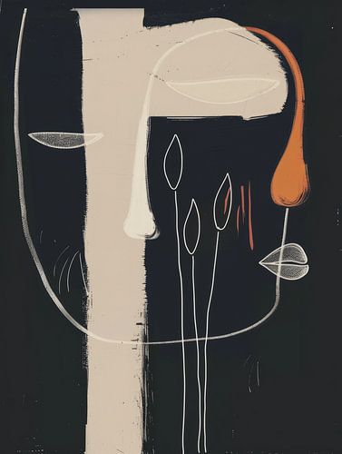 Böhmische Illustration, modern und abstrakt