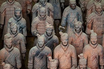 Het Terracottaleger van Xian in China van Roland Brack