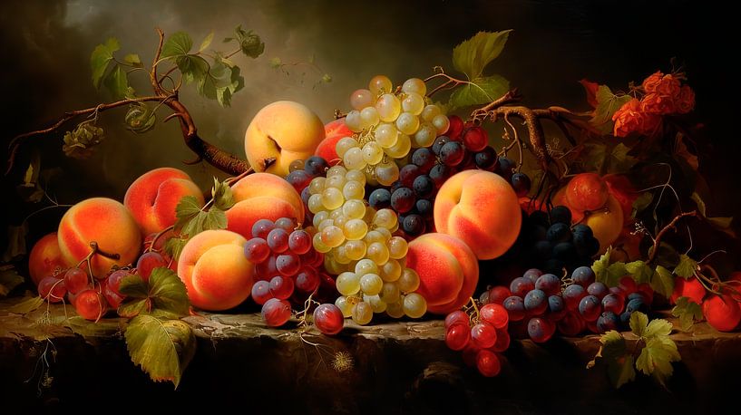 Fruit on the table by Carla van Zomeren