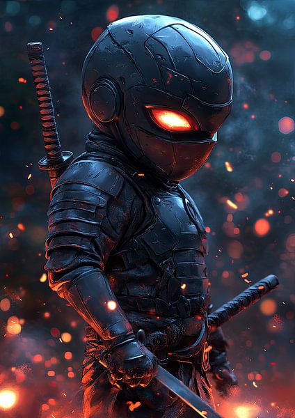 Cyberpunk portret van Lufy