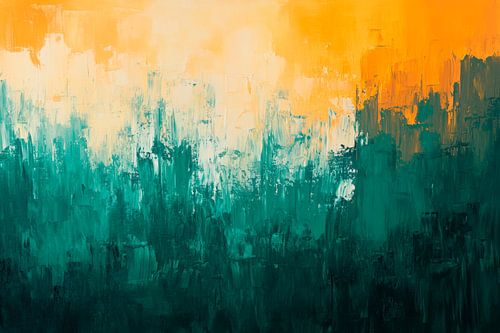 Paysage abstrait coloré