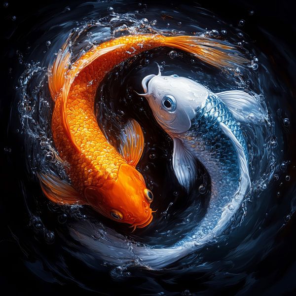 Zwei Fische im Gleichgewicht von ARTemberaubend
