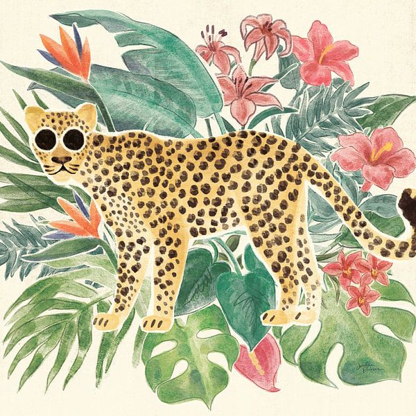 Jungle Vibes Jaguar, Janelle Penner von Wild Apple