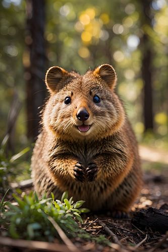 Quokka animals by Ayyen Khusna