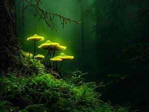 Mystische Einblicke in die Natur | Biolumineszente Pilze