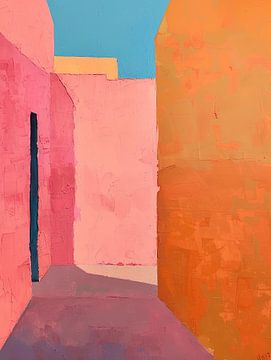 Abstract minimalistisch ontwerp van Abstract Schilderij