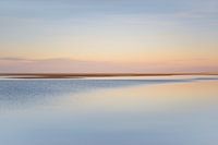 Peaceful sunset on a quiet beach