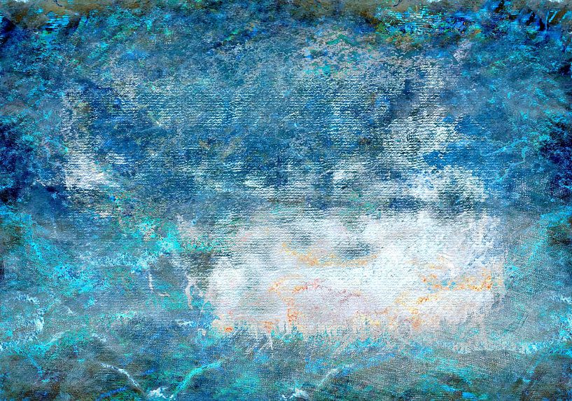 Scandinavia Abstract - Winter Landscape by Mad Dog Art