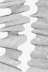 Abstrakte Linienkunst
