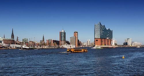 Hamburg City Skyline at the Elbphilharmonie