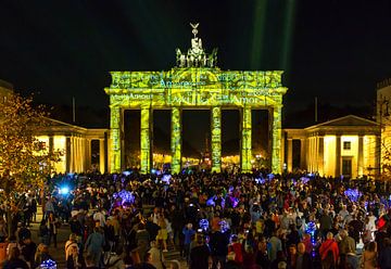 Berlin, Brandenburg Gate in a special light by Frank Herrmann