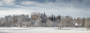 Schloss Eisenbach Winter-Panorama