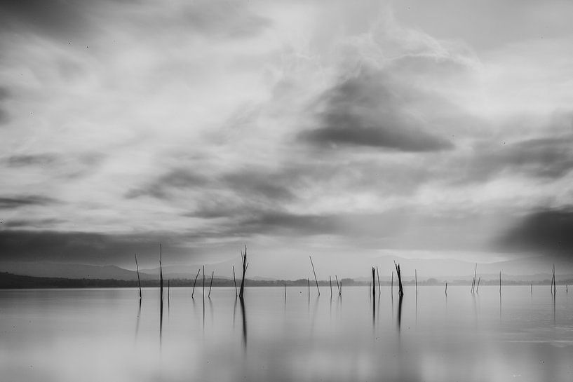 Fish trap, Lago di Trasimeno, Italy by Luis Boullosa