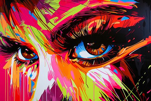 digitaal abstract schilderij