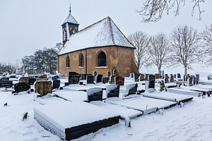 Dorkwerder Kirche im Schnee