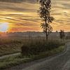 Zonsopkomst op de Wiepelerberg Plateau van Margraten, Limburgs Landschap van Flachsfotografie