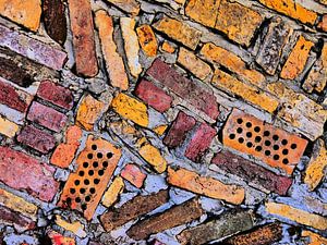 Gute Kunst aus Stein (Formen und Farben Ziegel)