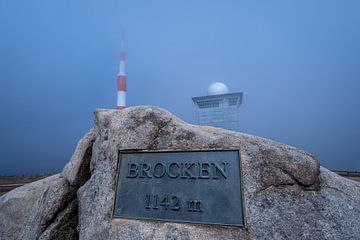 On the Brocken in the Harz Fog by Leinemeister