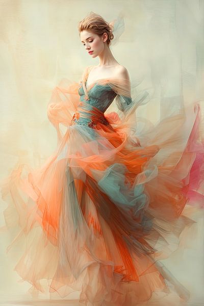 Coral Tulle no. 2 by Studio BB