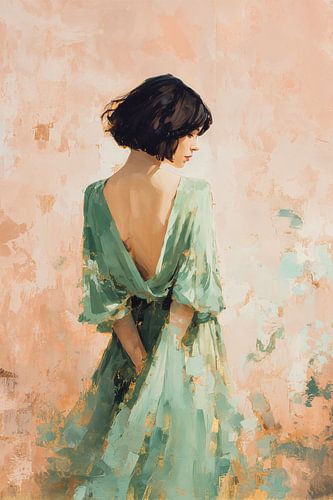 Lady in Sage Green no.2