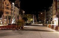 Innsbruck Theresienstrasse bij nacht