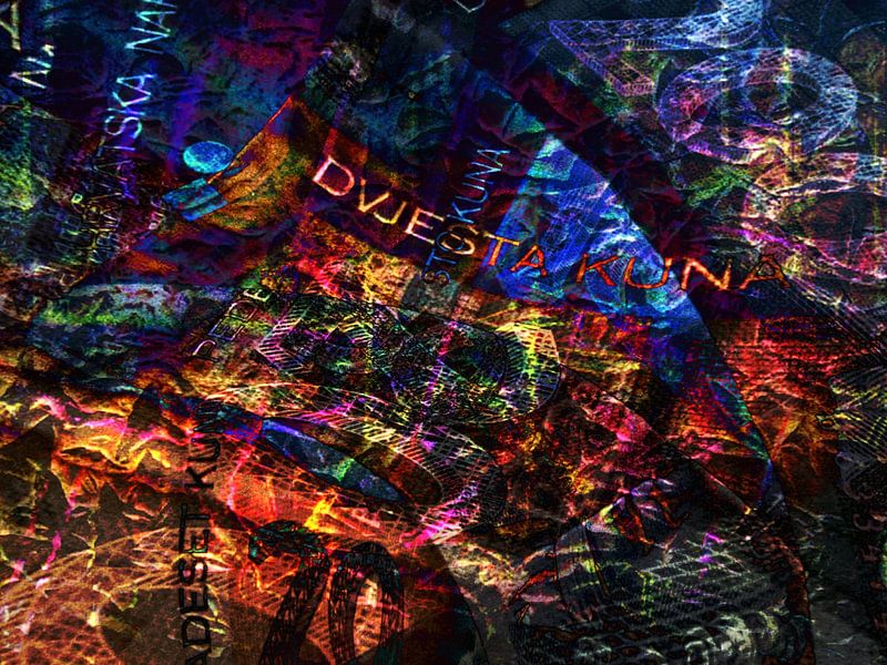 Currency : Croatian kuna times differently by Photoart-Naegele