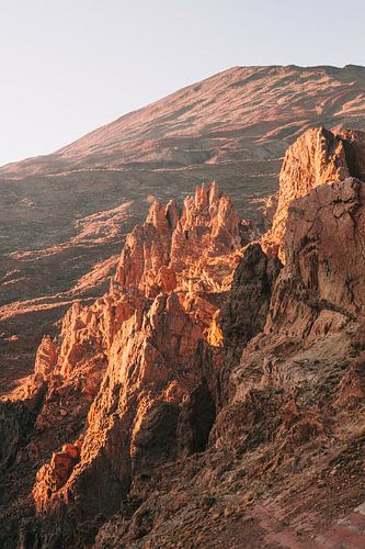 La vie sur Mars dans le parc national de Teide, Tenerife sur Elke Wendrickx