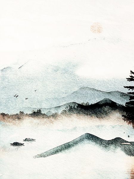 Japan Harmony No 6 von Treechild