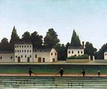 Landschaft mit vier Fischern, Henri Rousseau - 1909 von Het Archief Miniaturansicht
