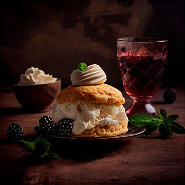 Scone with Forest Fruit by Maarten Knops
