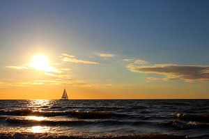 Zeilschip in de avond
