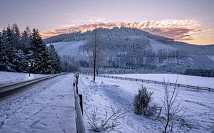 Winter in Schmallenberg, Sauerland, Deutschland