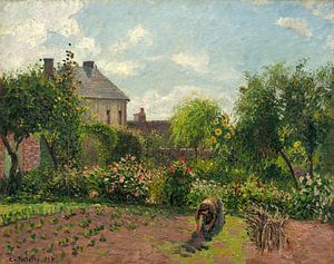 Tuin van de Kunstenaar in Eragny, Camille Pissarro