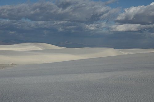 White Sands Dunes National Monument in New Mexico USA