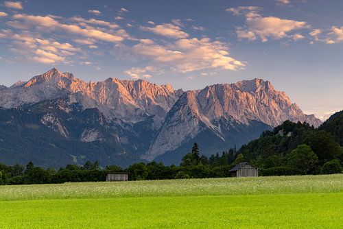 Avondsfeer op de Zugspitze