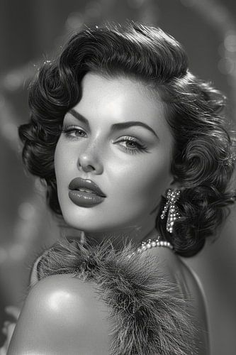 Glamour girl  retro look