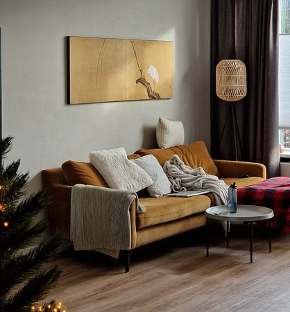 Maruyama Okyo - Héron sur une branche de saule