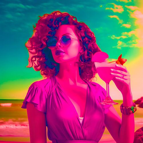 Kleurenpracht op het strand