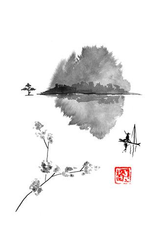 fisherman on river li