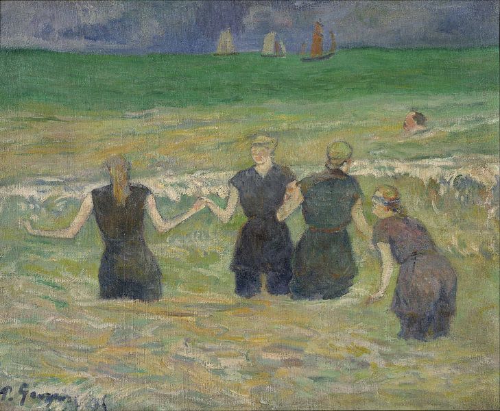 Women bathing, Paul Gauguin by Het Archief