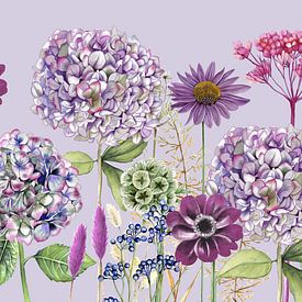 Bloemen in de tuin van Geertje Burgers