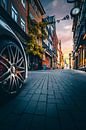 Fußgängerzone in Wetzlar, die schöne Altstadt mit ihren Luxus Geschäften teuren autos und einen Toll von Fotos by Jan Wehnert Miniaturansicht