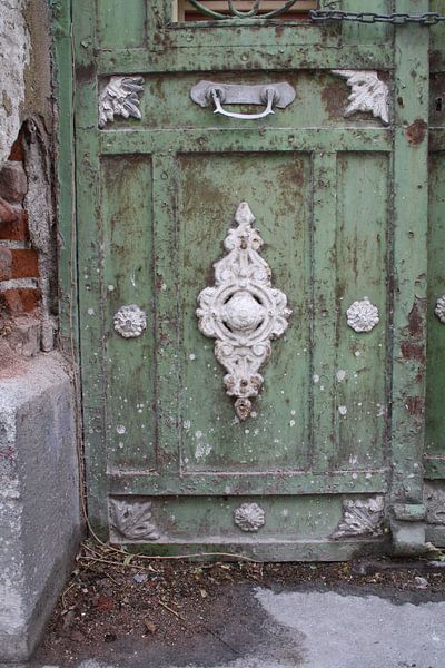 Roestige, Griekse deur op Lesbos von Jetty Boterhoek