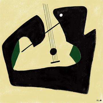 Stringed instrument 1 van Martin Groenhout
