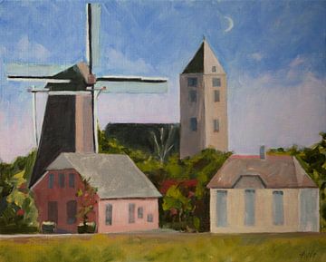 Zalk Overijssel. by Antonie van Gelder Beeldend kunstenaar