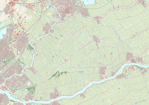 Map of Krimpenerwaard