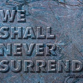 "We shall never surrender!" by 2BHAPPY4EVER.com photography & digital art