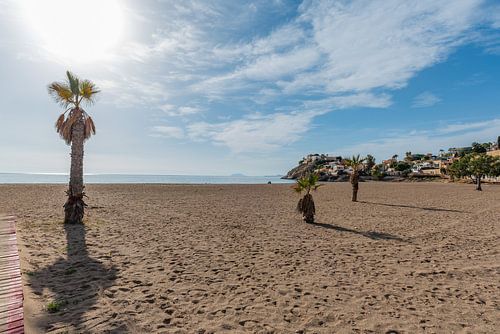 Bolnuevo beach in Murcia, Spain