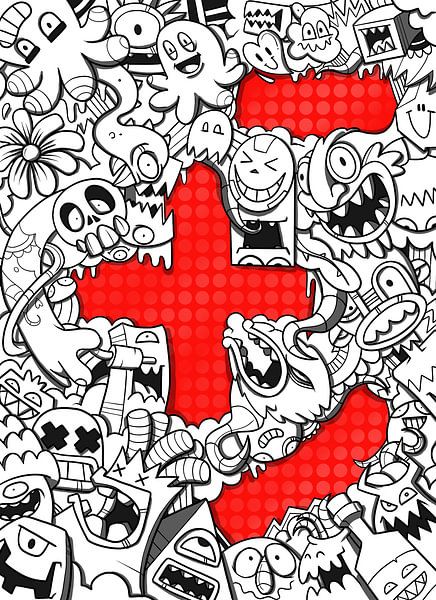 Amersfoort Doodle Chaos - Pixelkaiju by Pixelkaiju
