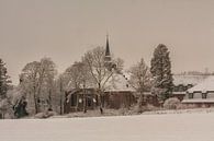 Huize Damiaan te Simpelveld in de sneeuw van John Kreukniet thumbnail